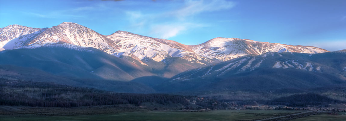 Fraser Valley views of the Divide and Winter Park Resort