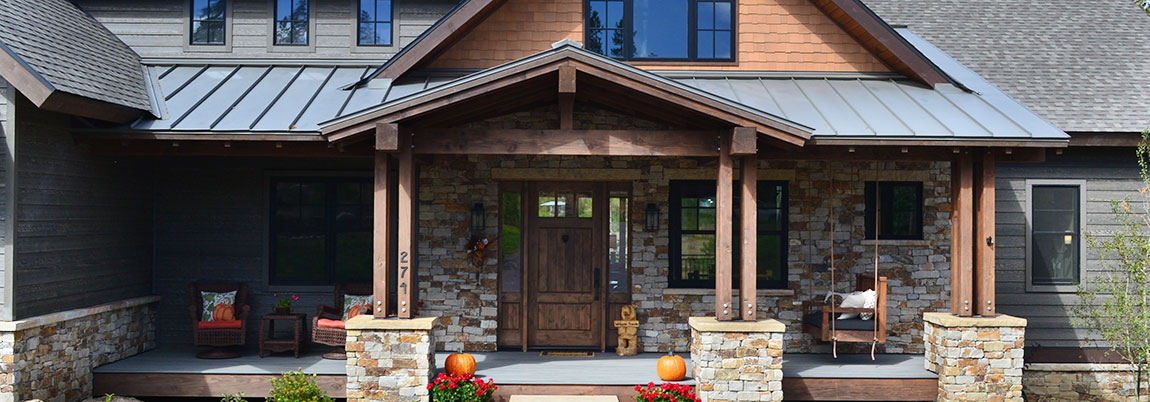 custom log home on Grand Lake in Colorado by Mountain Top Builders